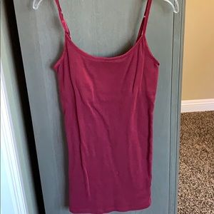 Maroon tank top